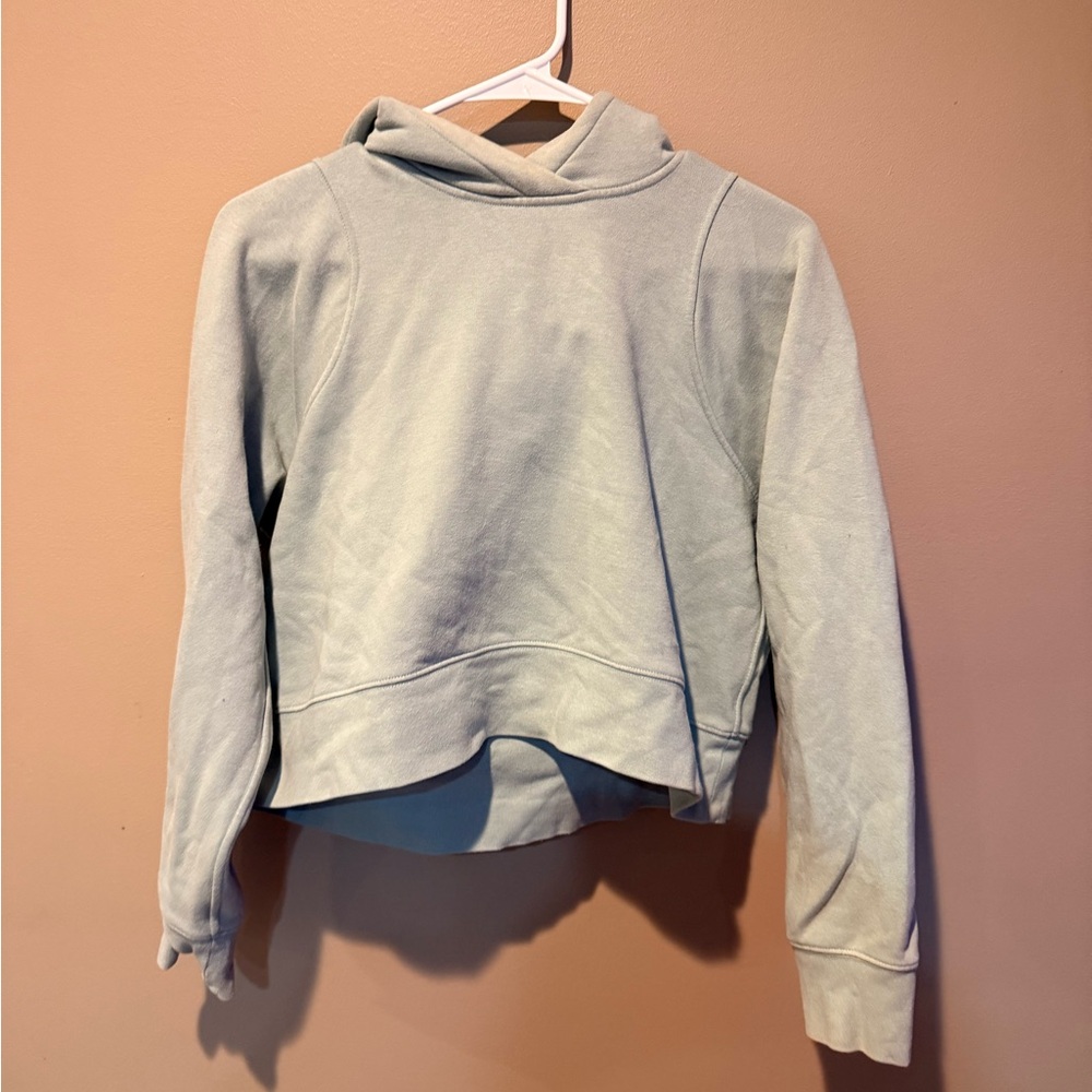 Lululemon Loungeful Cropped Hoodie Spark light blue size 6